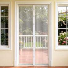 1pc Magnetic Screen Door, Breathable Mosquito Net, Self-Closing Magnetic Mesh Curtain, Allows Fresh Air While Keeping Insects Out, Suitable For Bedroom, Kitchen, Living Room, Dining Room, Balcony, Pet Friendly - Magnetic Snap Door Curtain - View 4