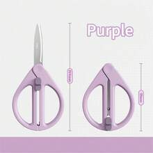 1 Pc Retractable Portable Safety Scissors, Suitable For Handicraft DIY Cutting, Art Paper Cutting, Applicable For School, Home And Office - Single Piece - View 10