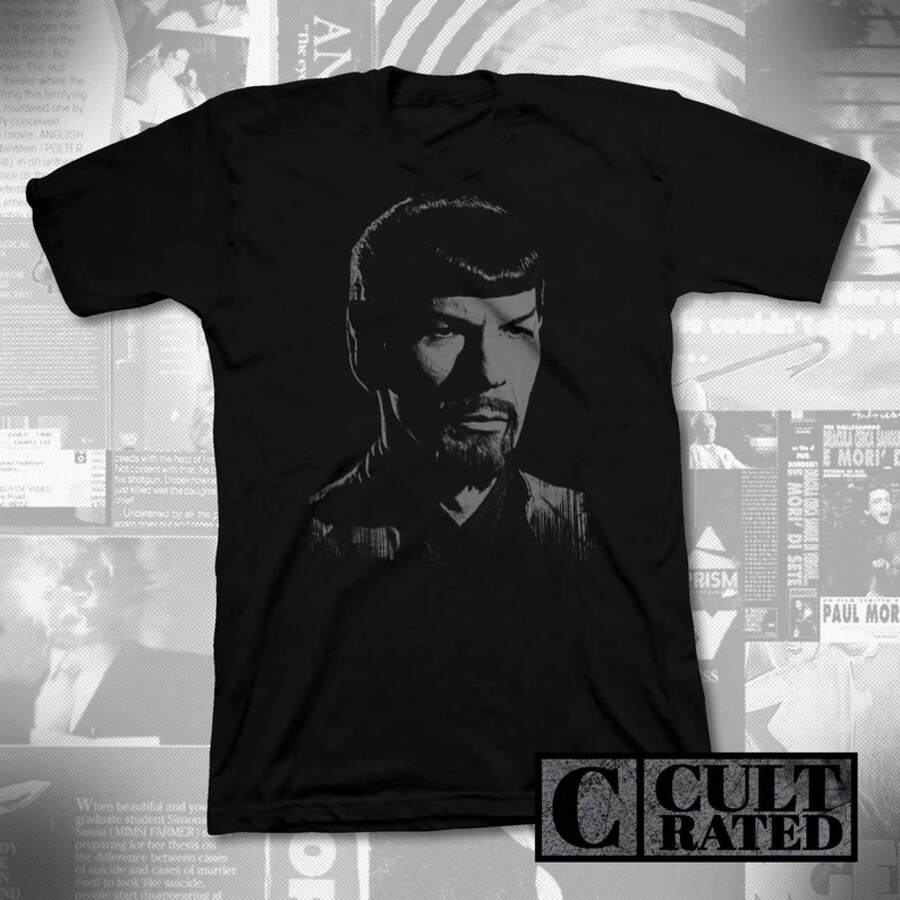 Camiseta de Spock estampada a mano: Mirror Universe - Negro - Ver 1