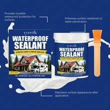 Waterproof Sealant For Leaks And Cracks, Waterproof Sealant Paint For Roofs, Walls, Windows And RVs, Fast Drying Protective Coating, Use On All Surfaces, 300G (New And Old Models Will Be Shipped Randomly) - Waterproof Sealant - View 8