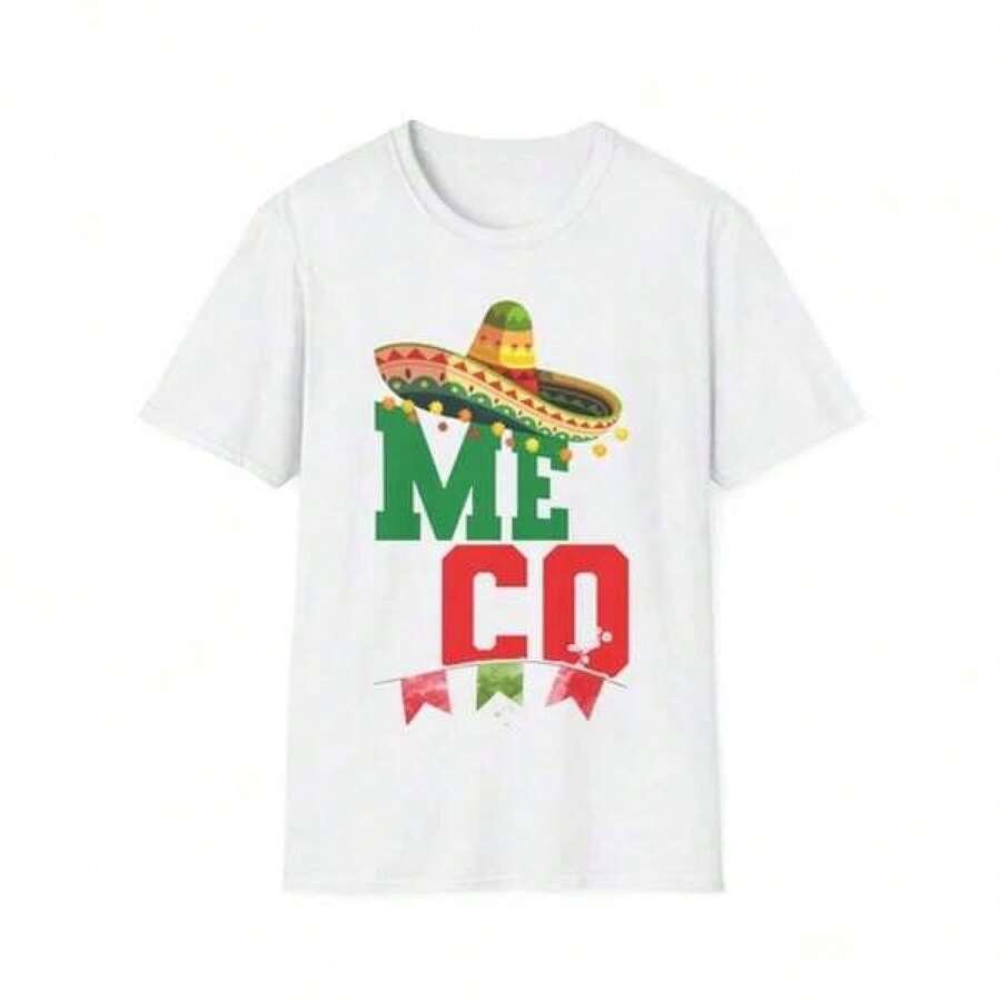 Viva la Independencia Viva Mexico Pride Tee Unisex Softstyle T-Shirt Unisex - Negro - Ver 1