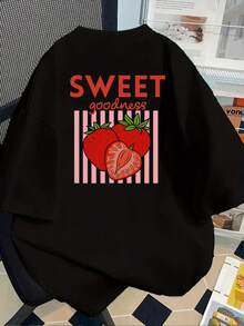 Premium 100% Cotton T-Shirt, Unisex And Suitable For All Seasons, For Both Teenagers And Adults, Suitable For Casual And Formal Occasions. - 黑色 - 查看 2