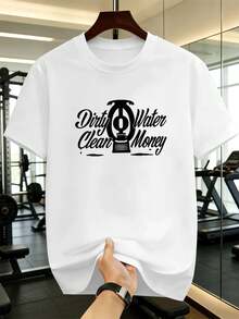 Men Plus Size T-Shirts - White - View 2