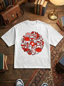 T-shirts för män - Vitt - Visa 1