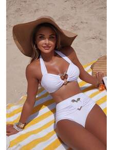 New Sexy And Fashionable Two-Piece Bikini For Women 2026 - 9359 White Two-piece Set - View 1