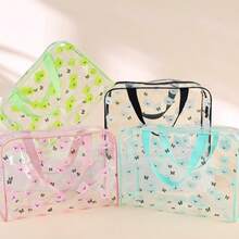 Printed Toiletry Storage Bag, Handheld Wash Bag, Large Capacity, Multi-Scenario Use, Cartoon Cosmetic Bag - Multicolor - View 5