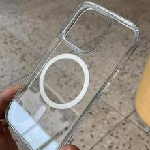 DECOPHONE Transparent MagSafe Phone Case, Anti-Yellowing & 4-Corner Drop Protection, Clear Design, Compatible With Apple 17-15 Series - Clear - View 1