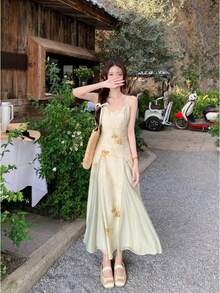 Women Midi Dresses - Multicolor - View 3