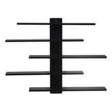 Adjustable Wall-Mounted Display Rack, 5-Tier Design, Modern Home Decor Storage Shelf For Bathroom, Bedroom, Living Room, Office - Suitable For Cosmetics, Figurines, Dolls, Statues And Toys, Combines Aesthetics And Functionality! - Multicolor - View 14