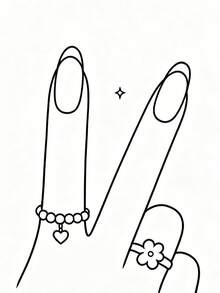 SANRIO GDTME 5-10歲兒童美甲藝術著色與活動書:設計、玩樂並創造有趣的美甲圖案、遊戲與挑戰 - 填色書 - 查看 3