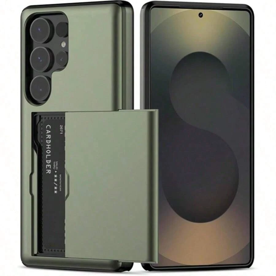 钱包式卡槽手机壳，兼容三星 Galaxy S23 S22 S21 S20 S24 S25 FE S24 Ultra Plus A55 A56 A36 A16 A17，防震防摔保护套