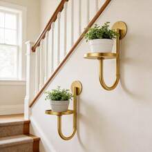 2pcs Hanging Planters For Indoor Plants Wall Plant Holder Plant Hanger Indoor Wall Planters Window Plant Shelves Hanging Plant Holder Window Plant Hanger Plant Decor - U Shape - View 11