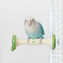 Parrot Perch Bird Nail File Perch Ceramic Claw Grinding Stick-Bird Nail File-Suitable For Parrot, Partner, Parakeet And Xuanfeng Parrot Bird Cage Accessories - Green - View 6