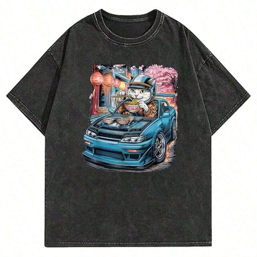 JDM MkIV Supra 2JZ Street Racing Drag Drift T-Shirt - 黑色 10 - 查看 1