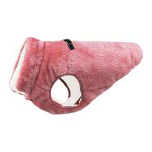 Metglad Dog Winter Coat | Cold-Proof Jacket, Invisible Leash Hole & Metal D-Ring Dual Leash Design, Reflective Pet Vest, Warm Fleece Dog Snow Coat, Suitable For Small, Medium And Large Dogs - Pink - View 14