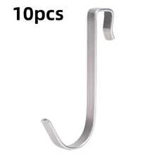 10pcs Metal Card Hooks Detachable Flat Steel Hanging Hooks For Party Home Wall Decoration Gift Ornament Display Storage Organization Bedroom Living Room - 10 - View 7