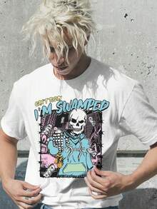 VintageShirt To Match SB Low Visty - Cant Today Im Swamped Unisex Shirtsummer Tops - White - View 5