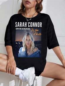 Women T-Shirts - Black - View 6