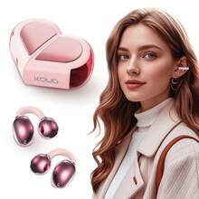 Trymiss K521 Audífonos clip Bluetooth In-ear Mini Corazón Auriculares Con Micrófono Audífonos Para El Gym Manos Libres Audífonos Gamer Bluetooth San Valentin Regalo Para Mujer 14 De Febrero - Rosa - Ver 8