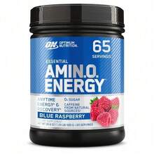 Optimum Nutrition Amino Energy - Pre Workout With Green Tea, BCAA, Amino Acids, Keto Friendly, Green Coffee Extract, 65 Servings (Packaging May Vary) - Quả mâm xôi xanh - Xem 1