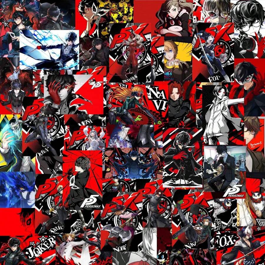 Sega 1 Set/50 Pcs Hot-Selling Anime Goddess Personalized Creative Stickers, High Aesthetic Graffiti Decor For Phone, Skateboard, Refrigerator, Cabinet, Waterproof Stickers | Party Holiday First Choice DIY Account Decoration Party Interaction - Multicolor - View 1