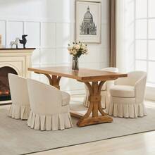 Dining Chairs - Beige - View 5