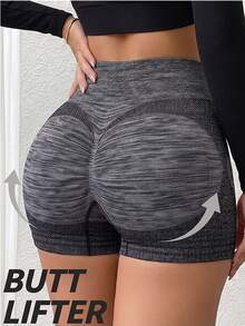 1pc High Waist Butt Lifting Safety Shorts, Ultra Soft Skin-Friendly High Elastic Seamless Women's Underwear, Anti-Wrinkle Anti-Chafing Shaping Shorts, Suitable For Daily Wear, Skirt Layering, Casual Outings, Yoga Fitness, Home Lounging, All-Day Comfortable Wear - Black - View 1