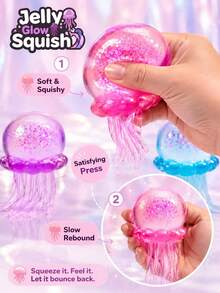 1pc Schylling Needo H Jelly Squish - Sensory Squeeze Toy - Colors May Vary - Màu ngẫu nhiên - Xem 5