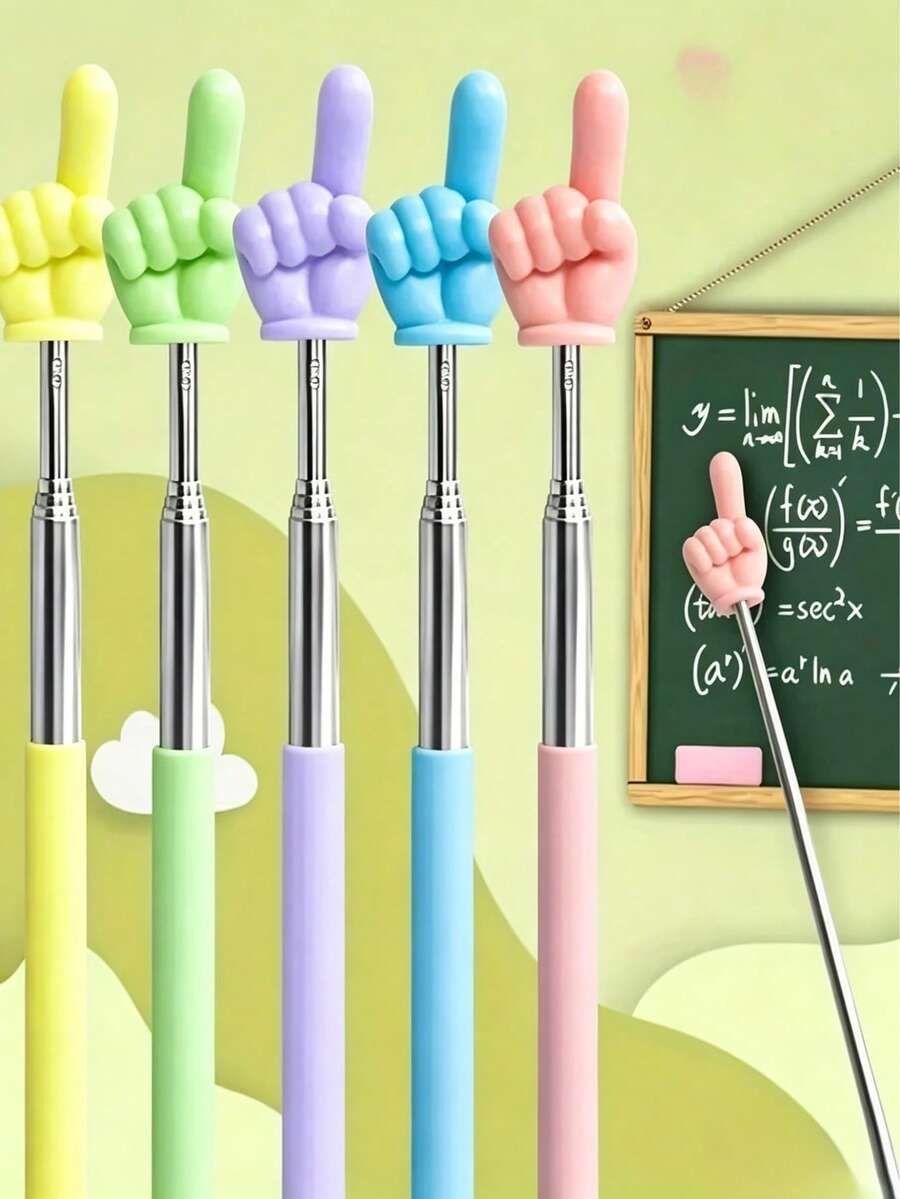 伸縮式雙指指向棒 教學指向棒 閱讀指伸縮指向棒 指向教學工具棒 教師教學棒 家長與教師教學輔助指向棒 書本閱讀學習棒 復活節兒童節開學季理想禮物