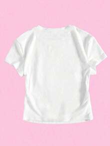 1 pieza Camiseta de Mujer con Estampado de Lema Y2K MALIBU CATCH WAVE SURF MEMORIES SIESTA BEACH Camisetas Gráficas para Mujer Estilo Minimalista Sudadera 180g 100% Algodón - Negro - Ver 5