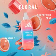 , Vibes Happy Feels, Body Mist Mujer, Fragancia para Cuerpo y Cabello, Notas deé de Jazmín y Toronja, 236 ml 7ALP - 1 - Ver 3