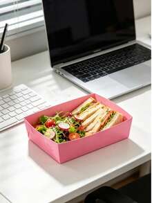 10pcs/20pcs/30pcs Light Pink Paper Food Trays, Size 5x3.5x1.6 Inches, Suitable For Fries, Nachos, Burgers, Party Snacks, Picnics, Carnivals, Weddings, Holidays And Events - Light Pink - View 5