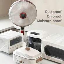 2/5/10pcs Extra Large & Thick Disposable Dust Cover, Essential For Kitchen, Home Cleaning, Moving - Transparent - View 9