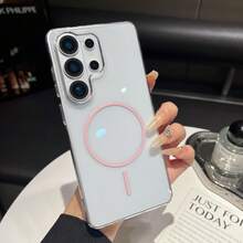 Funda para Teléfono - Funda Magnética Transparente Avanzada, Compatible con Samsung S23 S24 S25 S26 Plus Ultra, Elegante y Moderna - transparente - Ver 9