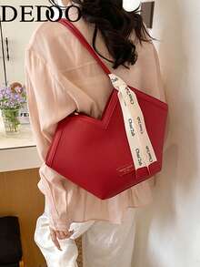 Dedoo New Arrival Fashion Handbag, European And American Style, Versatile (Random Delivery Of Style, Pattern And Color) - Red - View 4