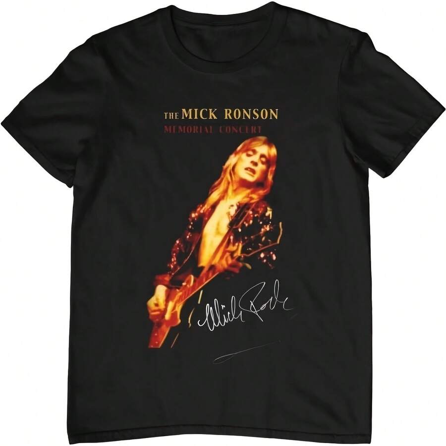 Rare Mick Ronson – Memorial Concert Men's ShirtBlack - Black - View 1