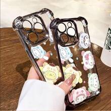 SANRIO TPU Phone11/12/13/14/15/16/17 Pro Max Plus - Purple (むらさき) - View 6