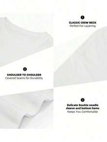 Gachiakuta Motorcycle Casual T-Shirt In Black And White, Crew Neck, Short Sleeve, Perfect Gift For Men, Clothing | Casual Style | Moisture-Wicking Fabric, Rapper Print T-Shirt - 180 G/M² Cotton, Unisex Casual Short-Sleeve T-Shirt For Men And Women, Comfortable For All Seasons, Machine Washable, Size KGKH - 白色 - 查看 11