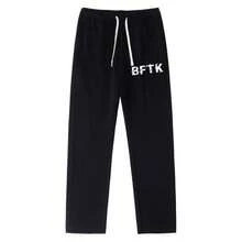 W555 Straight Leg Pants, Black [Regular Style for Spring and Autumn]
