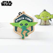 Monogram 1 pieza Llavero de PVC Star Wars, colgante de bolso de dibujos animados lindo, accesorio para llave de coche, colgante para bolso, decoración para mochila, regalo para fiesta de cumpleaños y colección de vacaciones - Verde Oscuro - Ver 7