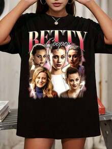 Women T-Shirts - Black - View 1