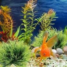 2pcs Artificial Aquarium Plants - Fresh Green Plastic Aquarium Decor, Assorted Sizes, PVC Material, Ideal For Aquatic Pet Lovers, Fish Tank Accessories - Happy Aquarium - View 3