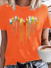 Casual T-Shirt Size - White - View 5