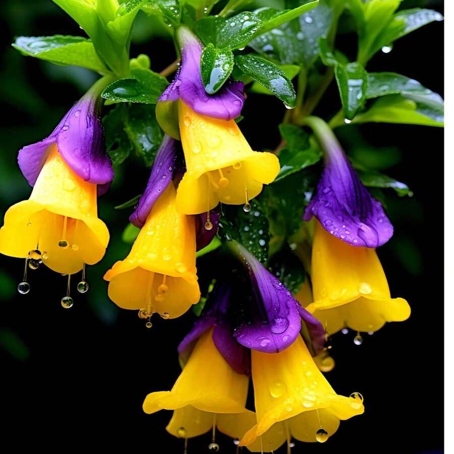 280 piezas de semillas de planta de colibrí trompetero - Semillas de colibrí trompetero no transgénicas, semillas de flores tradicionales - 280 - Ver 1