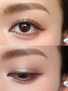 80入/組自然感假睫毛，C捲棕色睫毛簇，適用於女性 - C - 查看 3