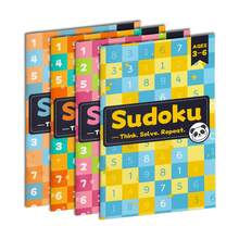 Libro de Actividades de Rompecabezas Sudoku, Cuaderno de Práctica de Lógica Numérica Divertida, Rompecabezas de Entrenamiento Cerebral para Enfoque, Resolución de Problemas, Sentido Numérico y Tiempo de Aprendizaje Familiar - Multicolor - Ver 2