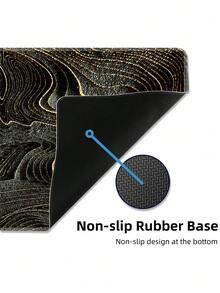 Tapis de souris de jeu E-Sports, convient pour le travail à domicile et au bureau, tapis d'expansion pour clavier d'ordinateur et ordinateur portable, grand tapis de table avec base en caoutchouc antidérapante et bordure cousue, décoration de bureau - Voir 9