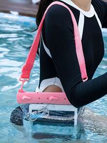 Pvc Makeup Bags & Cases, Waterproof Rafting Bag, Waterproof Phone Bag, Shoulder Bag, Diving Water Park, Canyoning Storage Bag, Beach Swimming Bag, Waterproof Zippered Makeup Bag,Suitable For Vacation,Bathroom,Summer Beach,Swimming,And Travel. - Multicolor - View 6