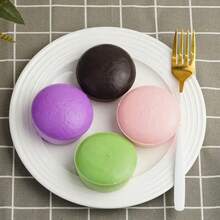 Purple Soft Squishy Bread Rebound Pinch Fun Decompression Toy Bun Sticky Small Cake Slow Pinch Party Fun Custard - A - 查看 6