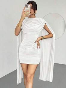 Women Midi Dresses - Putih - View 7